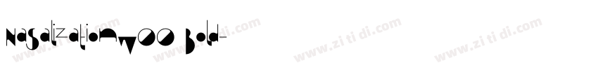 NasalizationW00 Bold字体转换